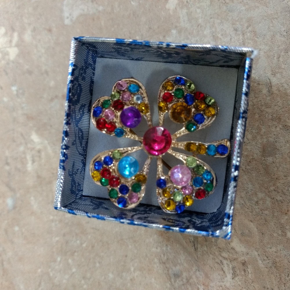 Rainbow Style Brooch